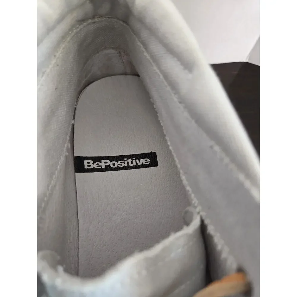 New Be Positive x Spence Chukka Boot Canvas Suede Cream Tan Size 44 (US 10.5)